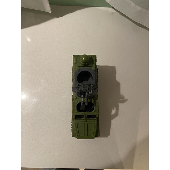 "Mine Sweeper" Green Camouflage Military Truck Vehicle Toy 10” L x 8” T x 4” W - Picture 3 of 6